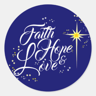 ENGLISH christian CHRISTMAS three kings day Classic Round Sticker