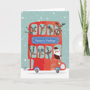 English Christmas Holiday Card