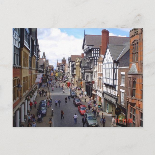 English City of Chester Postcard (Front)