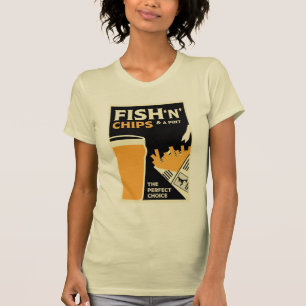 English Classic Fish And Chips T-Shirt