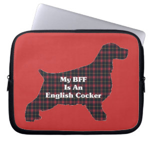 English Cocker BFF Laptop Sleeve