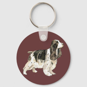 English cocker key ring
