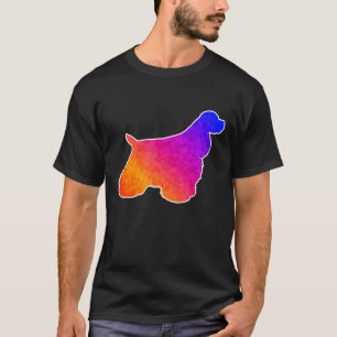 English Cocker Spaniel Ar - Low Poly Design T-Shirt