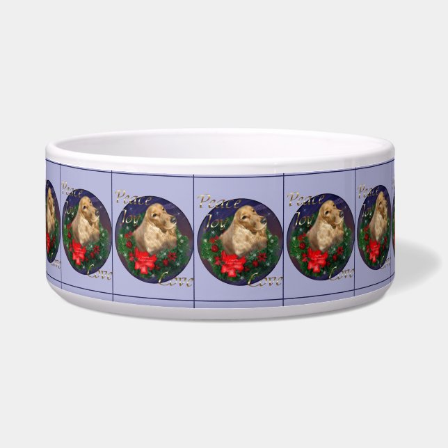 English Cocker Spaniel Christmas  (Front)