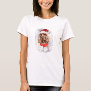English Cocker Spaniel Christmas Gifts For Dog T-Shirt