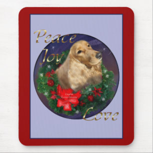 English Cocker Spaniel Christmas Gifts Mouse Mat