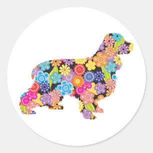 English Cocker Spaniel Classic Round Sticker