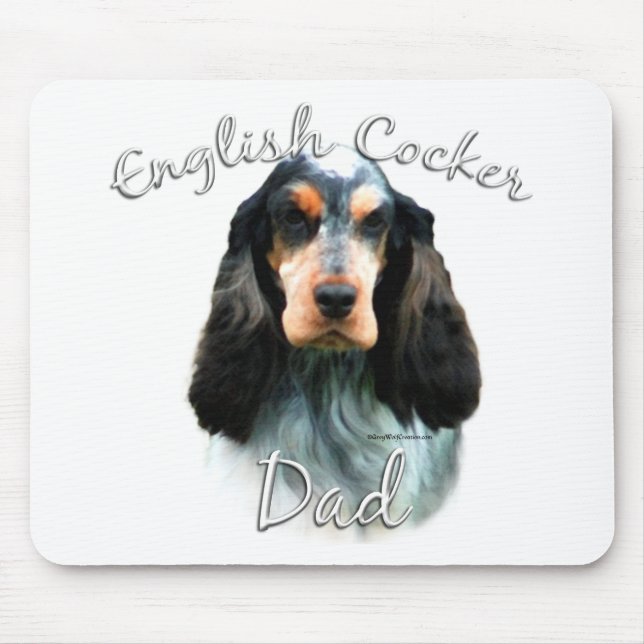 English Cocker Spaniel Dad 2 Mouse Mat (Front)
