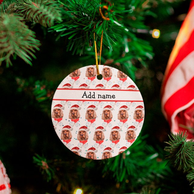 English Cocker Spaniel Dog Breed Christmas Ceramic Tree Decoration (Creator Uploaded)