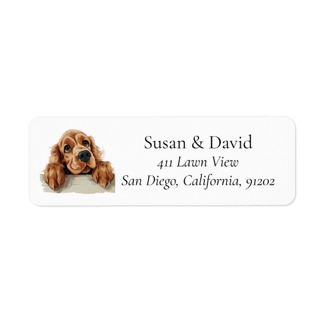 English Cocker Spaniel Dog Breed Pet Lovers (Front)