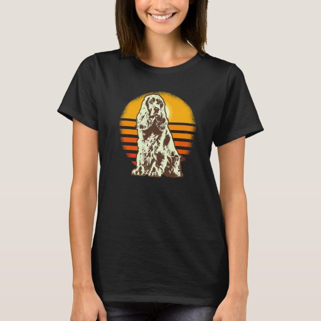 English Cocker Spaniel Dog Breed T-Shirt (Front)