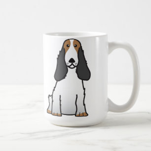 English Cocker Spaniel Dog Cartoon Coffee Mug