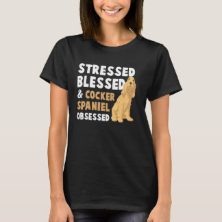 English Cocker Spaniel Dog Mum T-Shirt