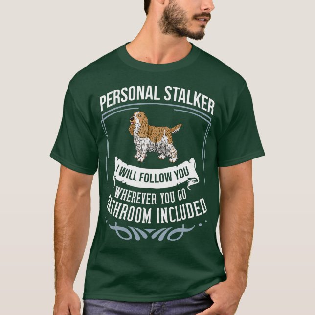 English Cocker Spaniel Dog Puppies Owner Lover T-Shirt (Front)
