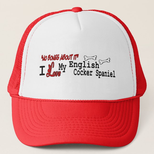 English Cocker Spaniel Gifts Trucker Hat (Front)