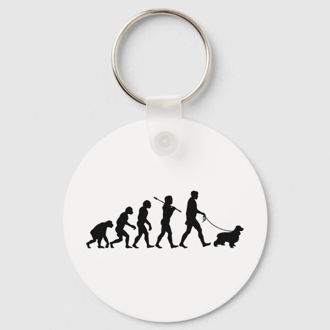 English Cocker Spaniel Key Ring (Front)