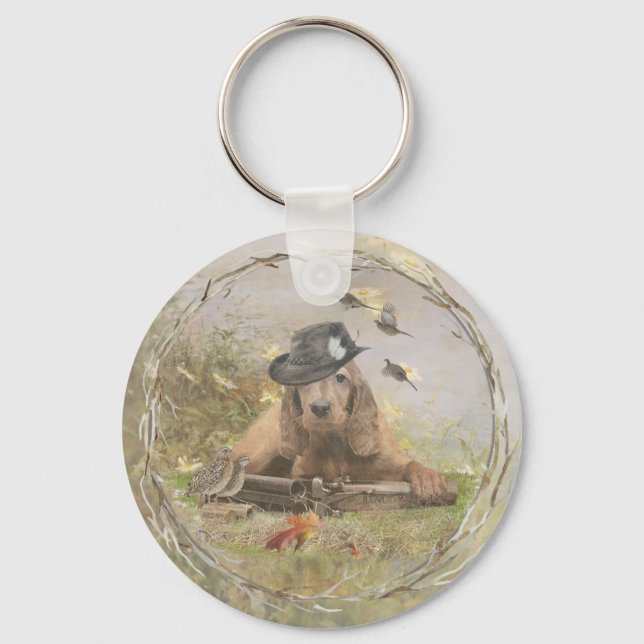 English Cocker Spaniel    Key Ring (Front)