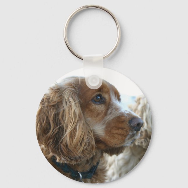 English Cocker Spaniel Keychain (Front)