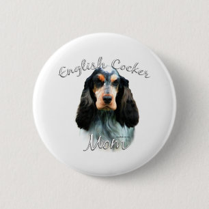 English Cocker Spaniel Mum 2 6 Cm Round Badge
