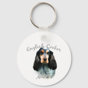 English Cocker Spaniel Mum 2 Key Ring