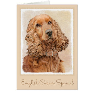 English Cocker Spaniel Painting - Original Dog Art