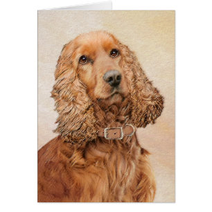 English Cocker Spaniel Painting - Original Dog Art