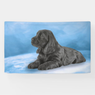 English Cocker Spaniel puppy Banner