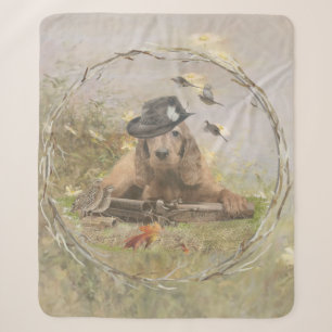 English Cocker Spaniel Sherpa Blanket