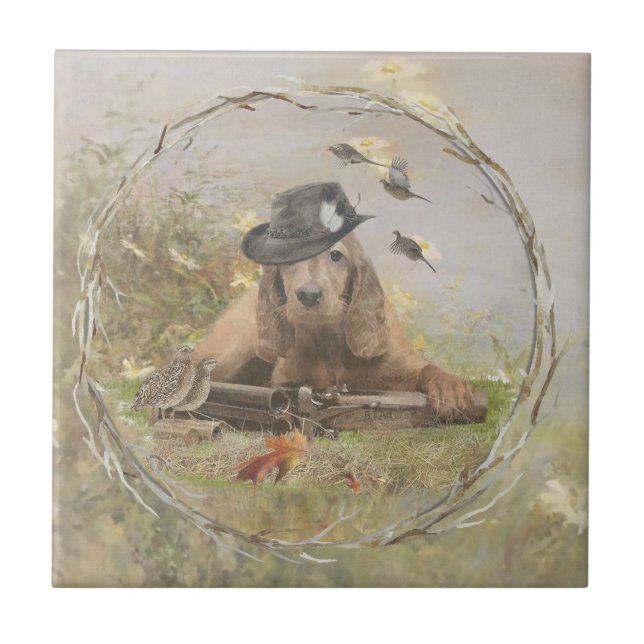 English Cocker Spaniel Tile (Front)