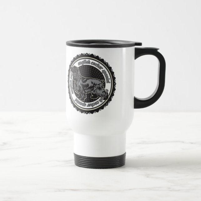 English Cocker Spaniel Travel Mug (Right)