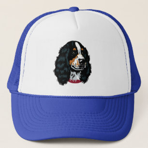 english cocker spaniel trucker hat