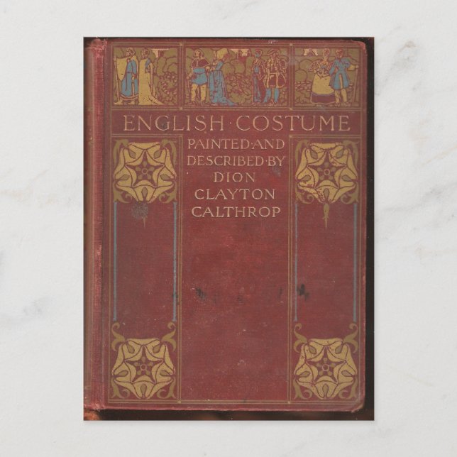 english costume postcard (Front)