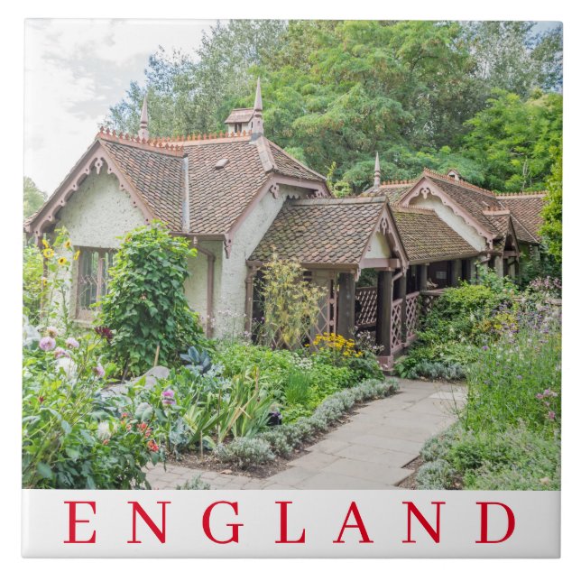 English cottage ceramic tile (Front)