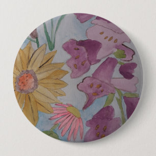 English Cottage Garden 10 Cm Round Badge