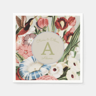 English Cottage Garden  Napkin