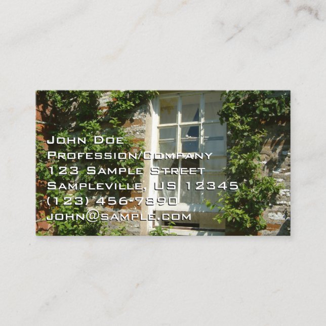 English Cottage I Charming Business Card (Front)