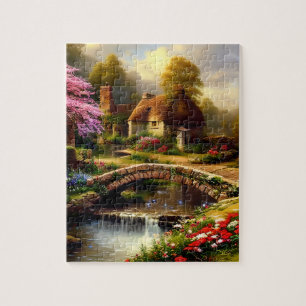 English Cottage Jigsaw Puzzle