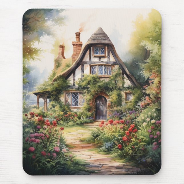 English Cottage Mouse Mat (Front)