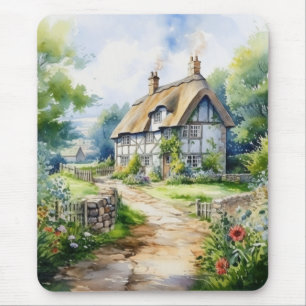 English Cottage Mouse Mat