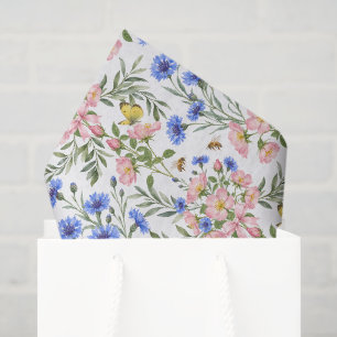 English Cottage Wildflower Gift Wrap Tissue Paper