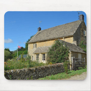 English cottage with garden mousepad