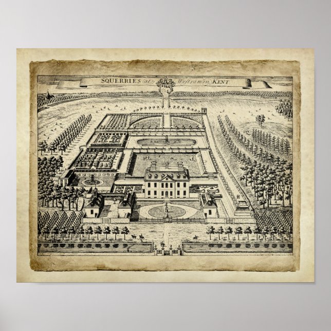 English Country Estate Architecture  Print 10 (Front)