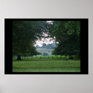 English Country Estate Poster