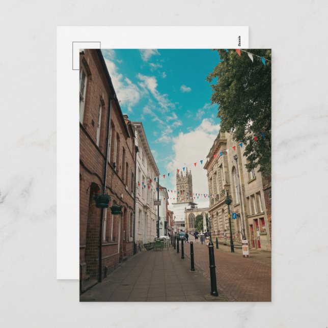 English country Town Holiday Postcard (Front/Back)