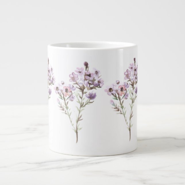 English Countryside Collation Wild Flower No:016 Large Coffee Mug (Front)