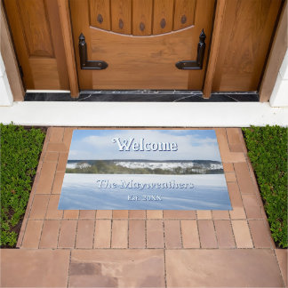 English Countryside in Winter - Personalised Doormat
