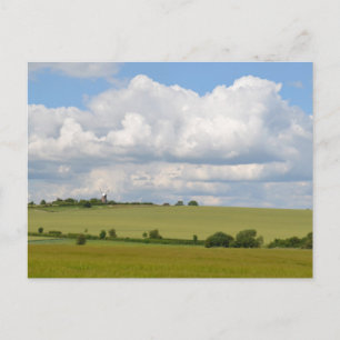 English Countryside Postcard (Wilton Windmill)