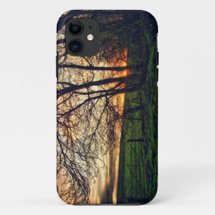 English Countryside Sunset HDR iPhone 5 case