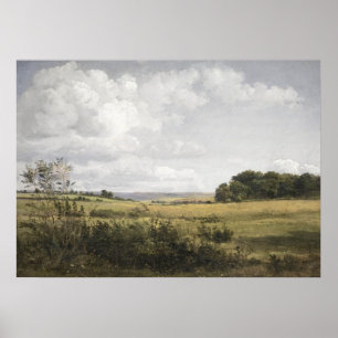 English Countryside Vintage Landscape Print