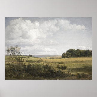 English Countryside Vintage Landscape Print